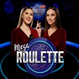 Mega Roulette logo – Live Casino by Pragmatic Play at Priced Up Casino