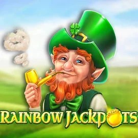 Try Rainbow Jackpots slot by Red Tiger Gaming on priced-up-casino.uk.com – logo image
