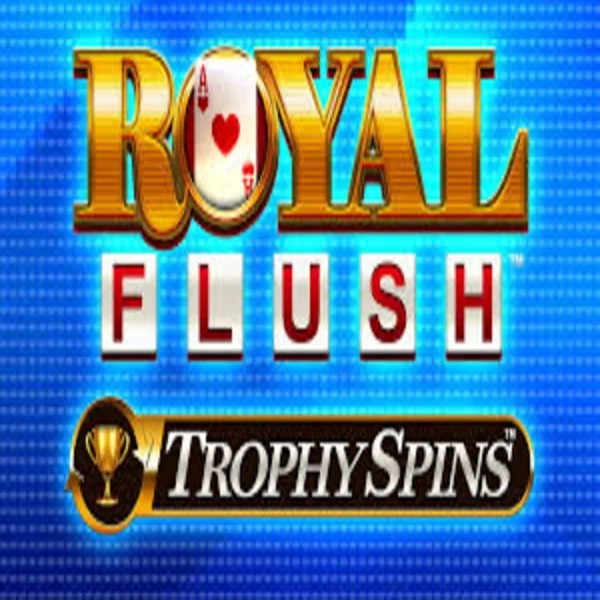 Royal Flush Trophy Spins logo – Slots by Greentube at Priced Up Casino