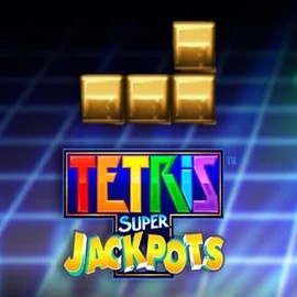 Jackpots logo of Tetris Super Jackpots from WMS at Priced Up Casino